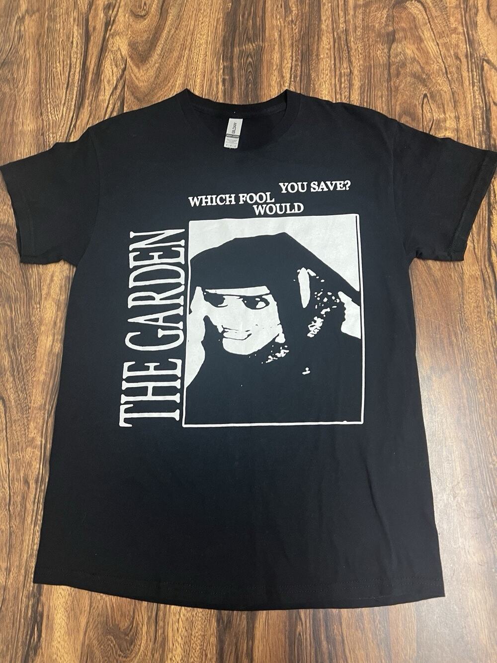 The Garden Band Which Fool Would You Save T Shirt M Black Rock Grunge Tee